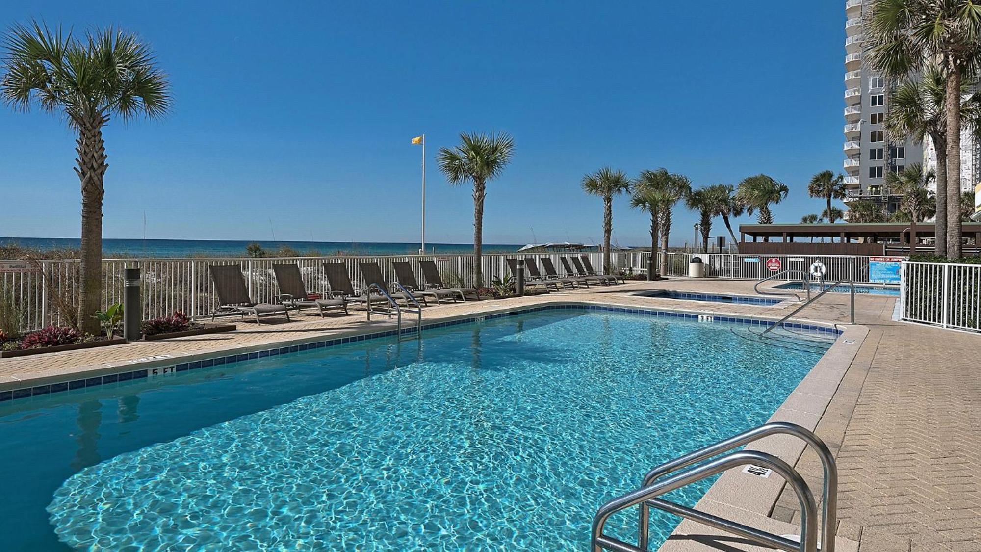 Parking Included-Beachfront 2Bd Ocean Villa! Gorgeous Amenities, Private Complex Panama City Beach Exteriör bild