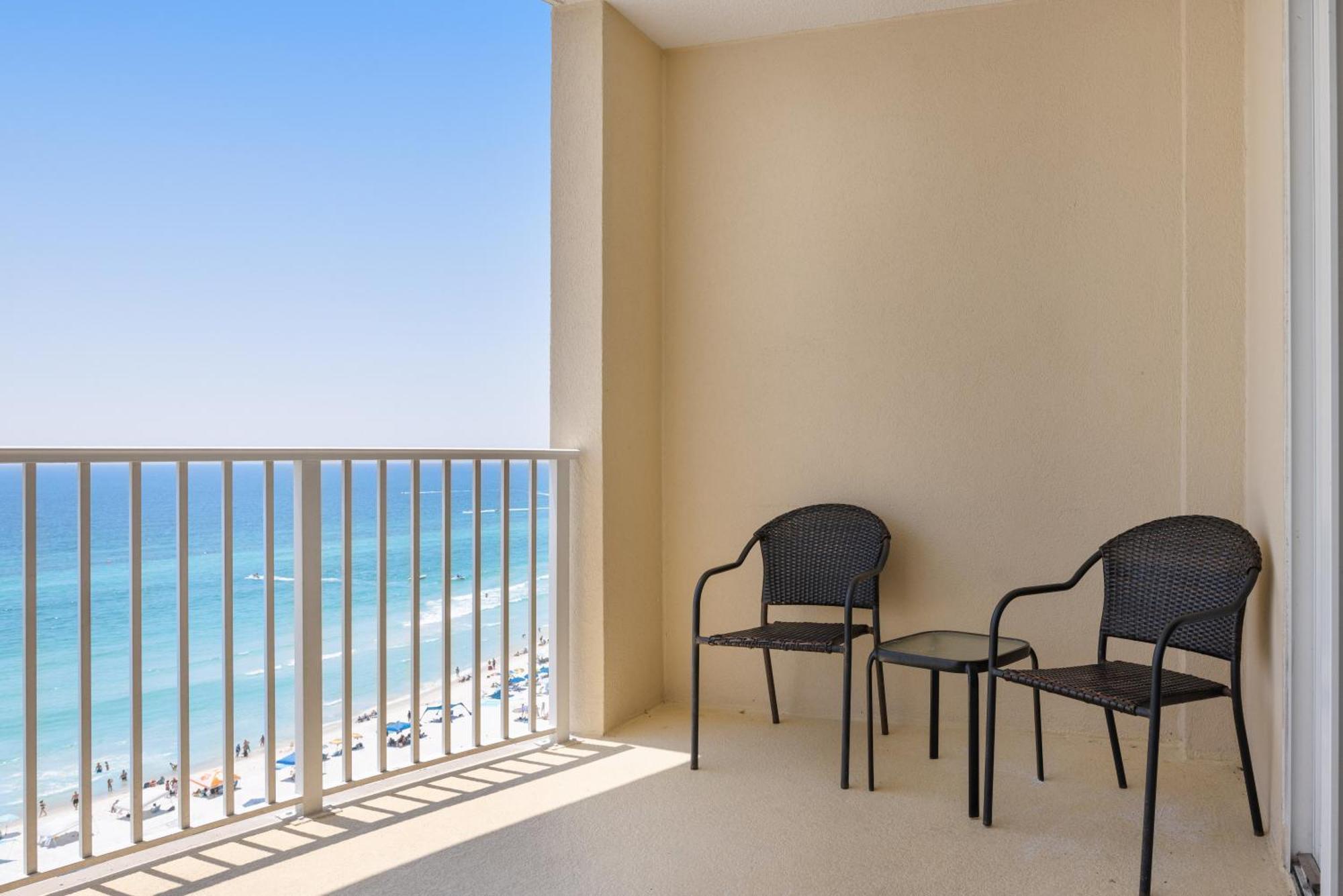 Parking Included-Beachfront 2Bd Ocean Villa! Gorgeous Amenities, Private Complex Panama City Beach Exteriör bild