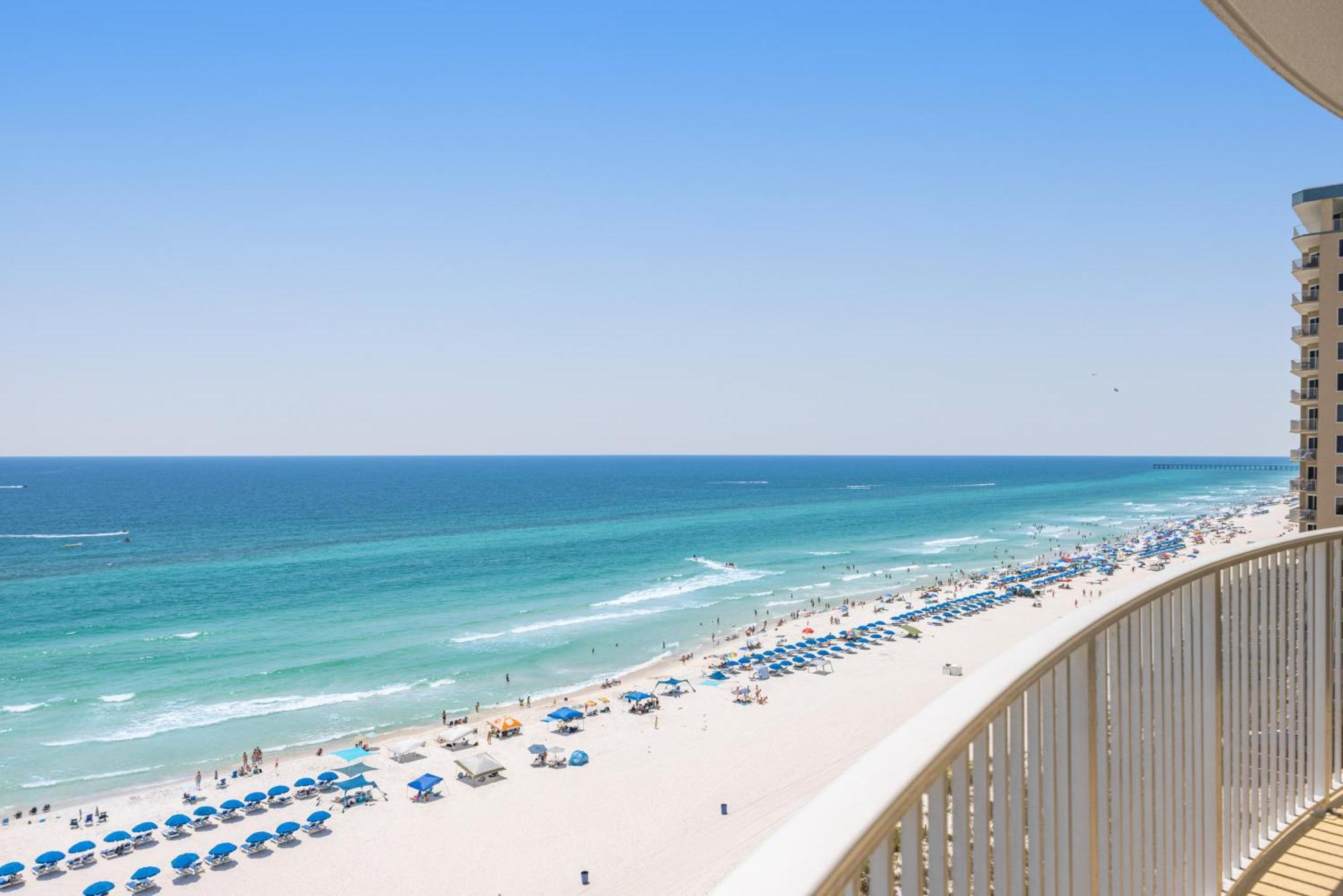 Parking Included-Beachfront 2Bd Ocean Villa! Gorgeous Amenities, Private Complex Panama City Beach Exteriör bild