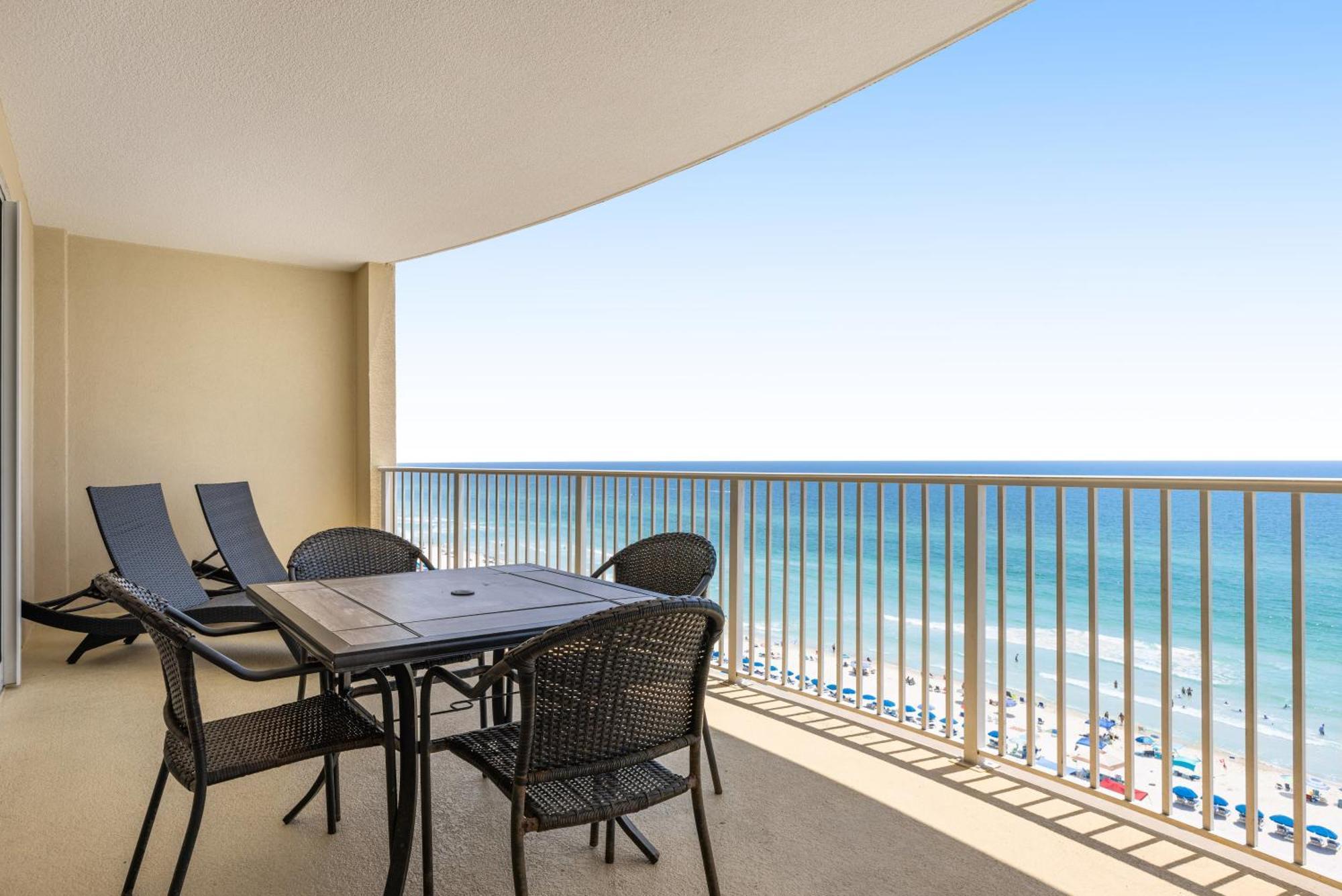 Parking Included-Beachfront 2Bd Ocean Villa! Gorgeous Amenities, Private Complex Panama City Beach Exteriör bild